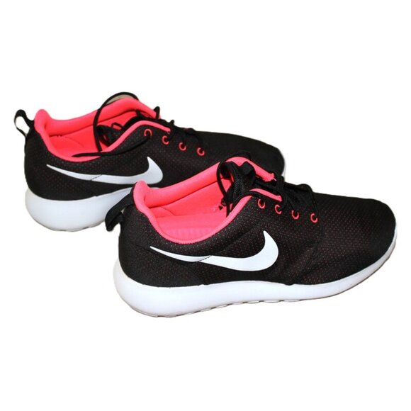 nib NIKE Original Edition (2014) Roshe Run in Black/White Hyper-Punch - Size 12 - Picture 12 of 14